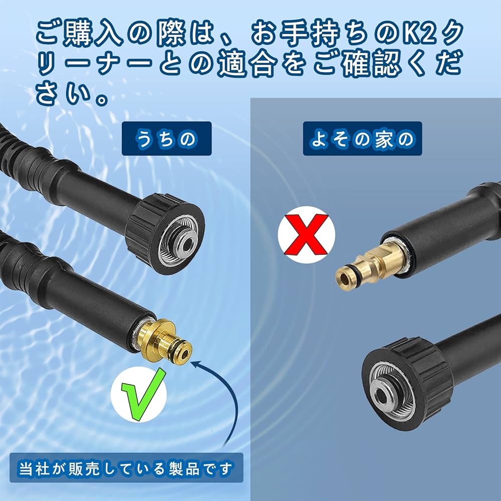 Amazon.co.jp: ZUASEケルヒャー高圧洗浄機用ホース(6m) M22(14mm